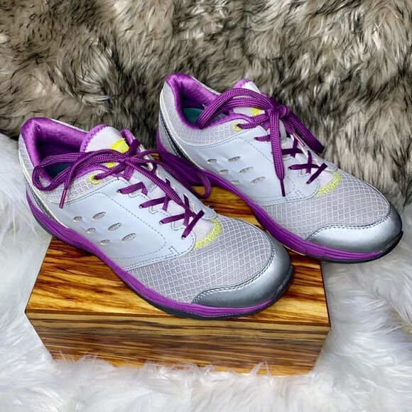 Vionic  Venture Womens Sneakers Size 8.5/39.5EU Purple Grey Lace Up Shoee - Picture 4 of 9